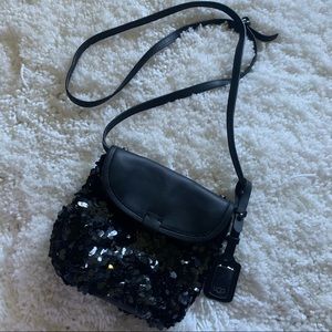 Authentic UGG Australia Black Sequin Mini Purse